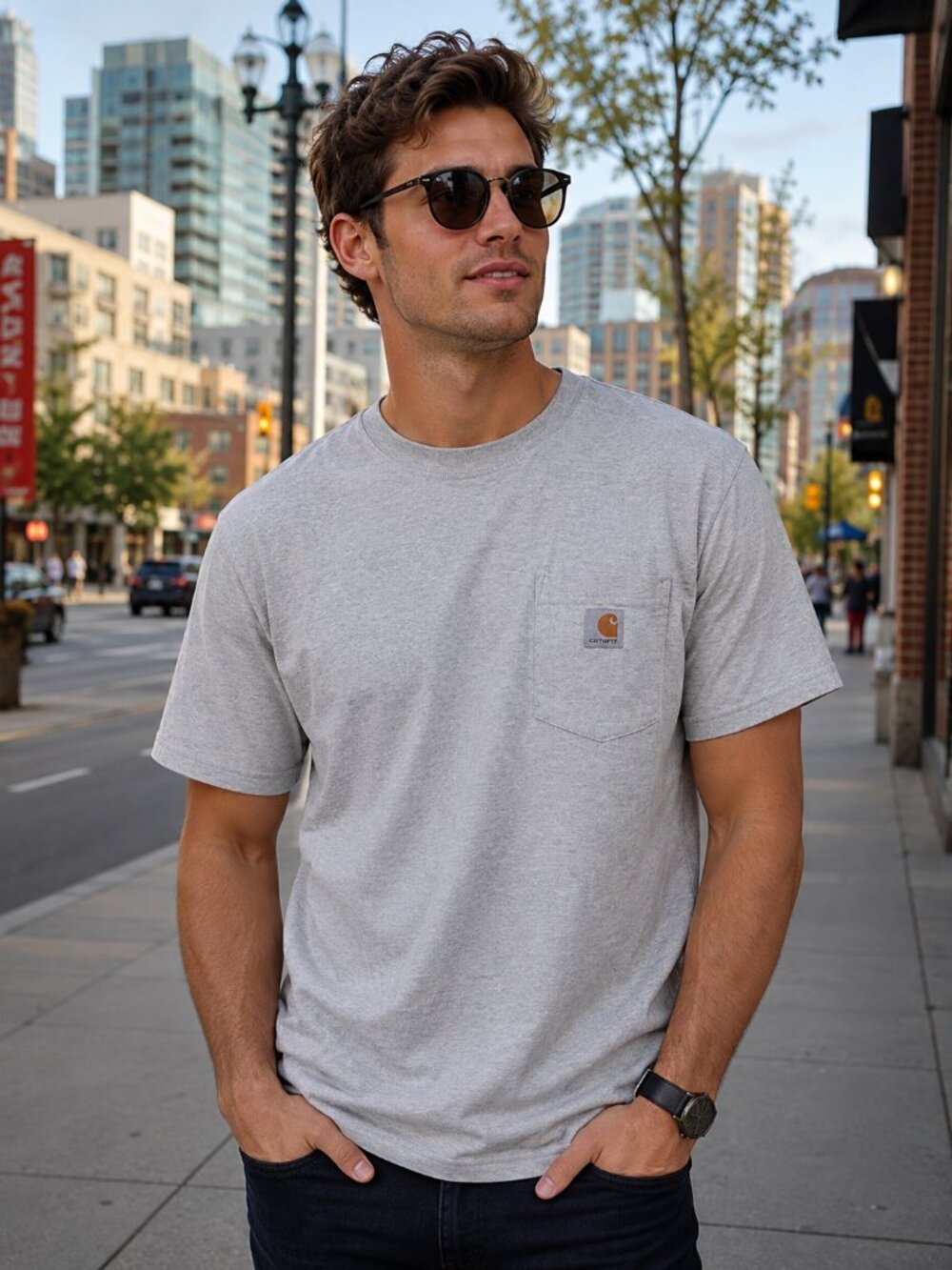 Mens Carhartt TShirt - LARGE